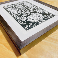 Cargar imagen en el visor de la galería, Marco moldura 24 con impresión en papel 100 % algodón
